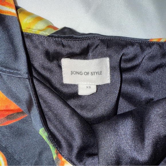 Song of Style x Revolve Vibrant Fruit Print Dress Size XS - Picture 4 of 14